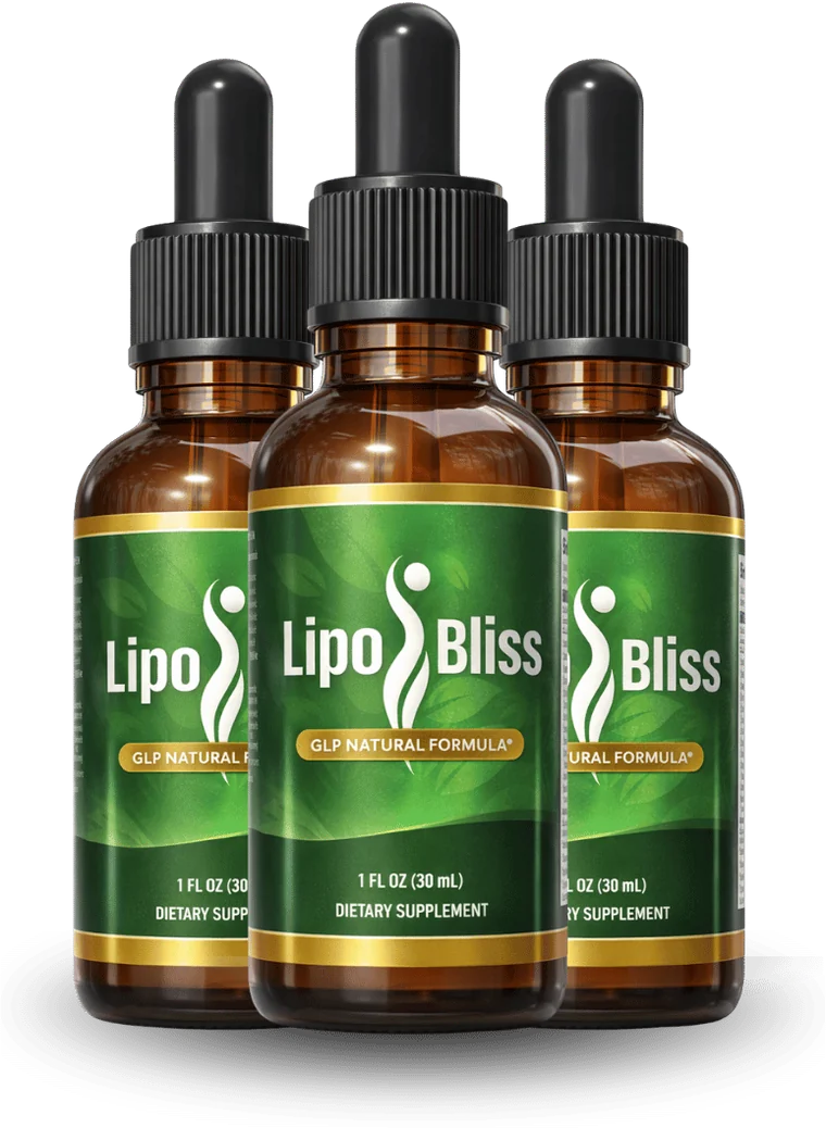 LipoBliss metabolism and appetite support three-bottle package